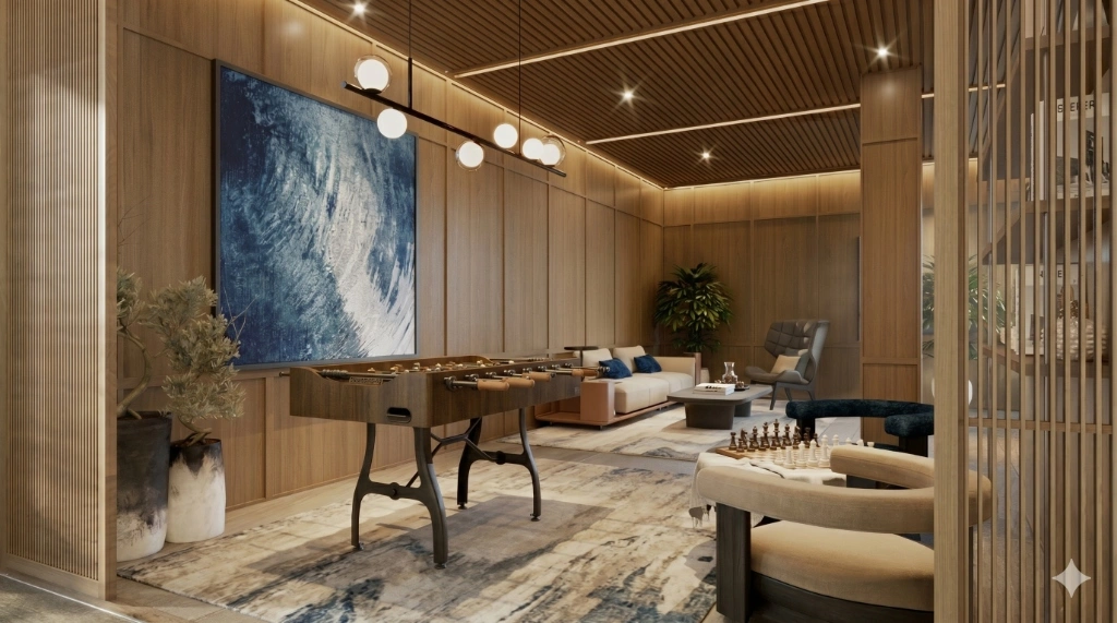 Lounge thư giãn giải trí đa năng đẳng cấp