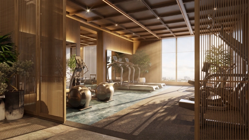 Phòng Gym hiện đại tiêu chuẩn quốc tế