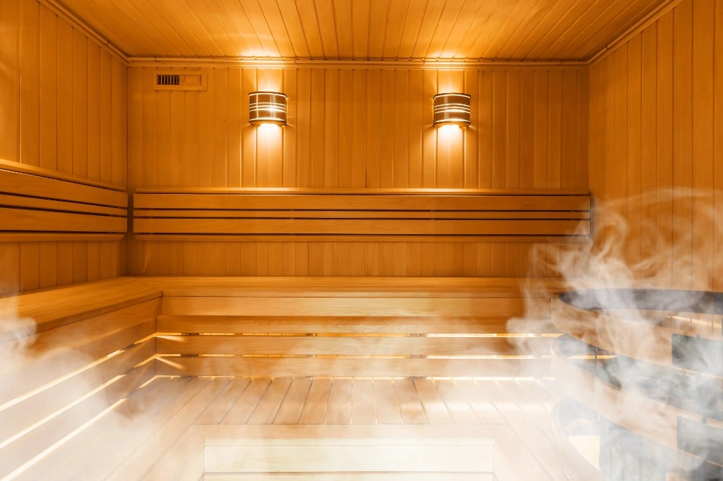 Phòng xông hơi khô Sauna truyền thống chuẩn Nhật Bản