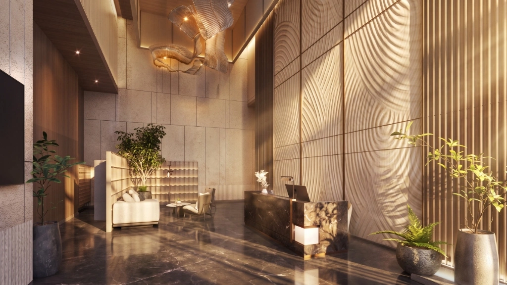 Quầy lễ tân sảnh đón Lobby chuẩn Nhật tinh tế